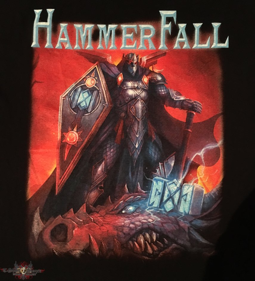 HammerFall 'Hammer High' t-shirt | TShirtSlayer TShirt and BattleJacket  Gallery