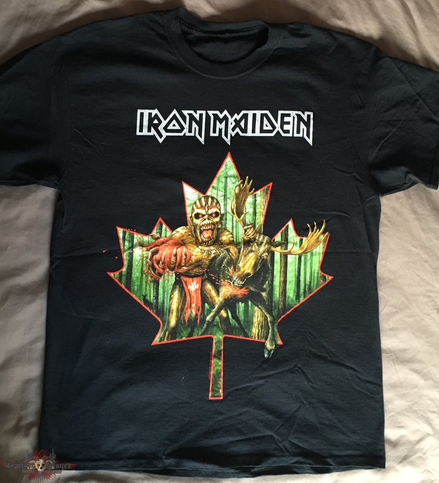 Iron Maiden 'The Book of Souls' world tour 2016 Canada event t-shirt |  TShirtSlayer TShirt and BattleJacket Gallery