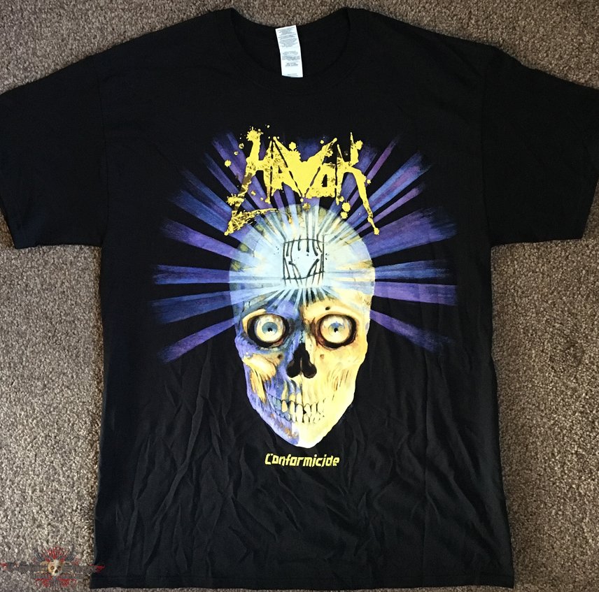 Havok &#039;Conformicide&#039; world tour 2017 t-shirt