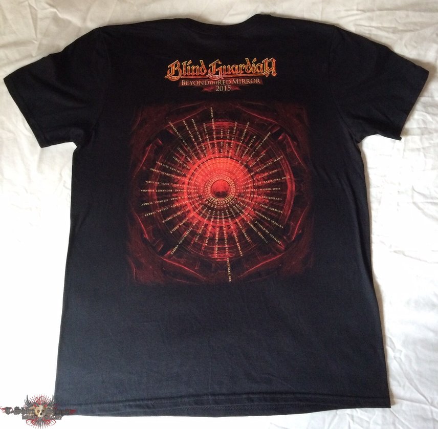 Blind Guardian &#039;Beyond the Red Mirror World Tour 2015&#039; t-shirt