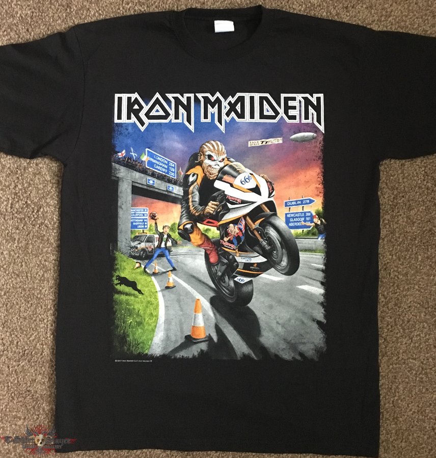 Iron Maiden &#039;The Book of Souls UK and Irish tour&#039; t-shirt