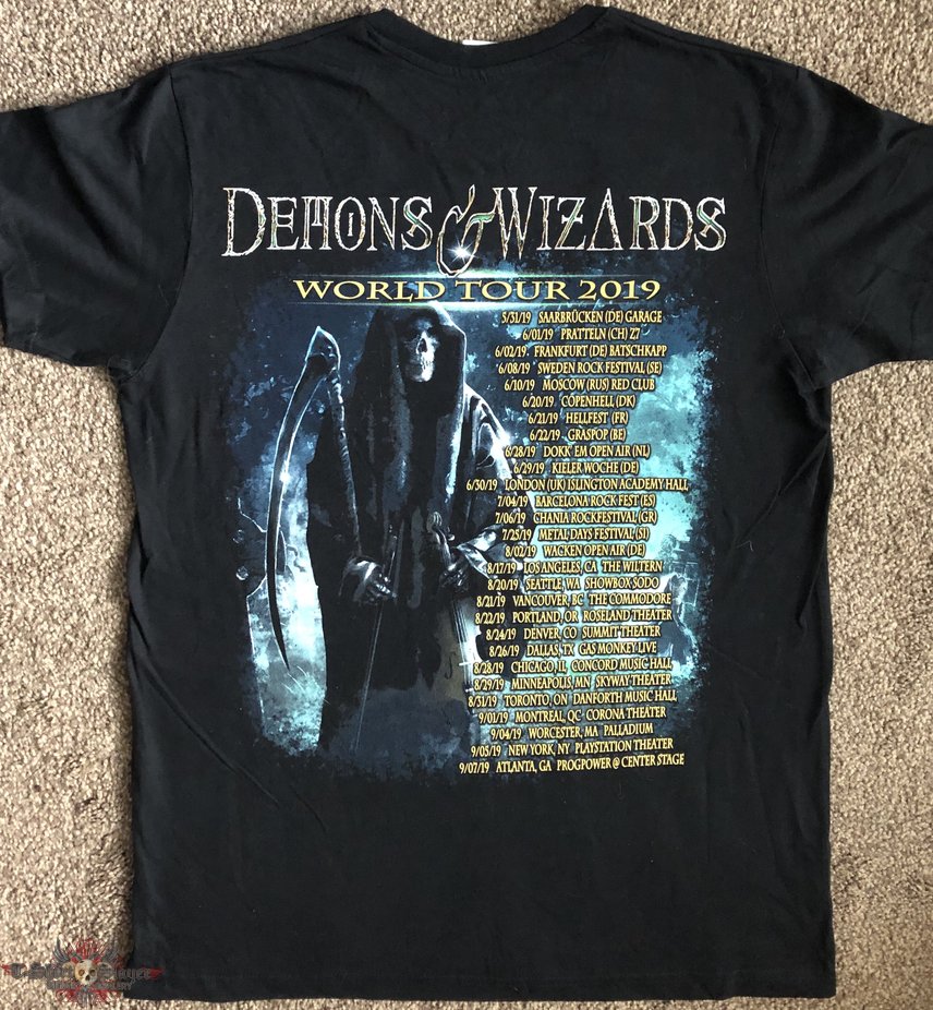 Demons &amp; Wizards tour t-shirt