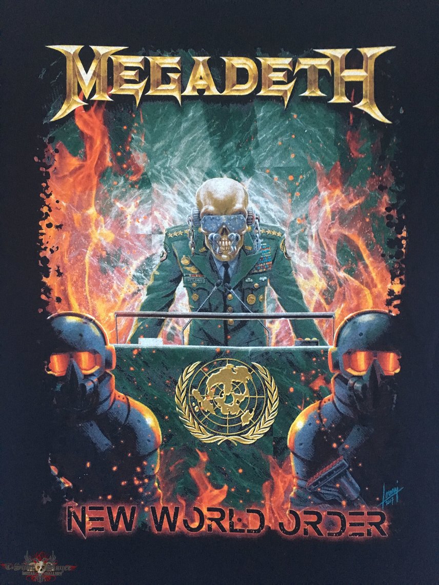 Megadeth &#039;Dystopia World Tour 2017&#039; t-shirt