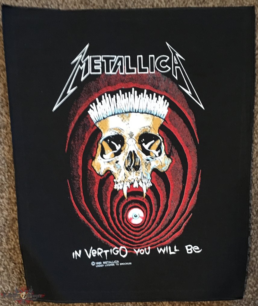 Metallica &#039;In Vertigo You Will Be&#039; back patch