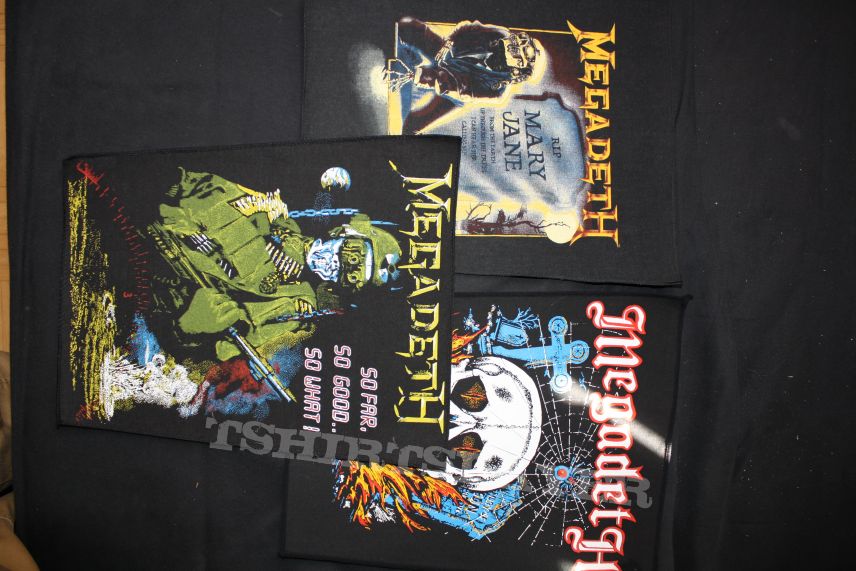 Megadeth Backpatches