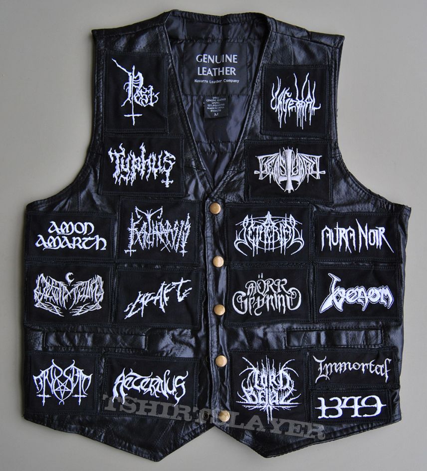 Pests Black Metal Battle Vest | TShirtSlayer TShirt and BattleJacket Gallery
