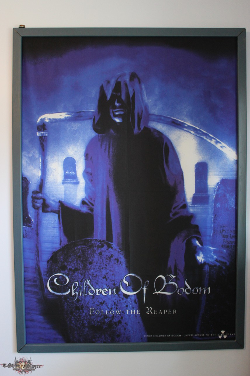 Children of Bodom FOLLOW THE REAPER framed flag Children of Bodom FOLLOW THE REAPER framed flag