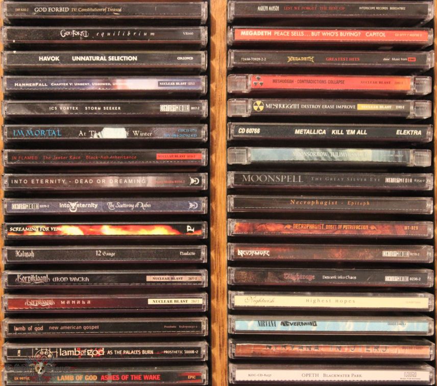 Meshuggah CD Collection (01-24-2015)