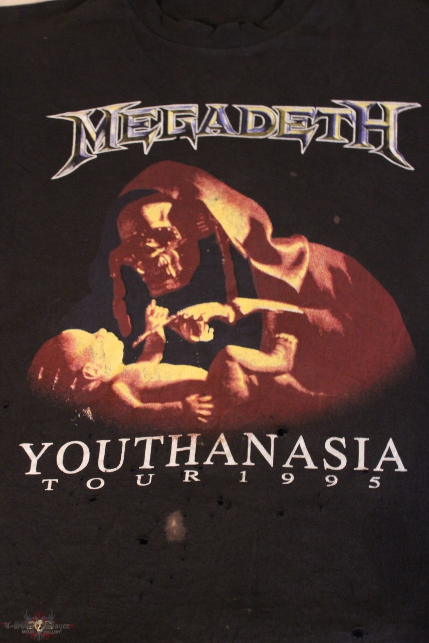 Megadeth YOUTHANASIA Tour 1995 t shirt