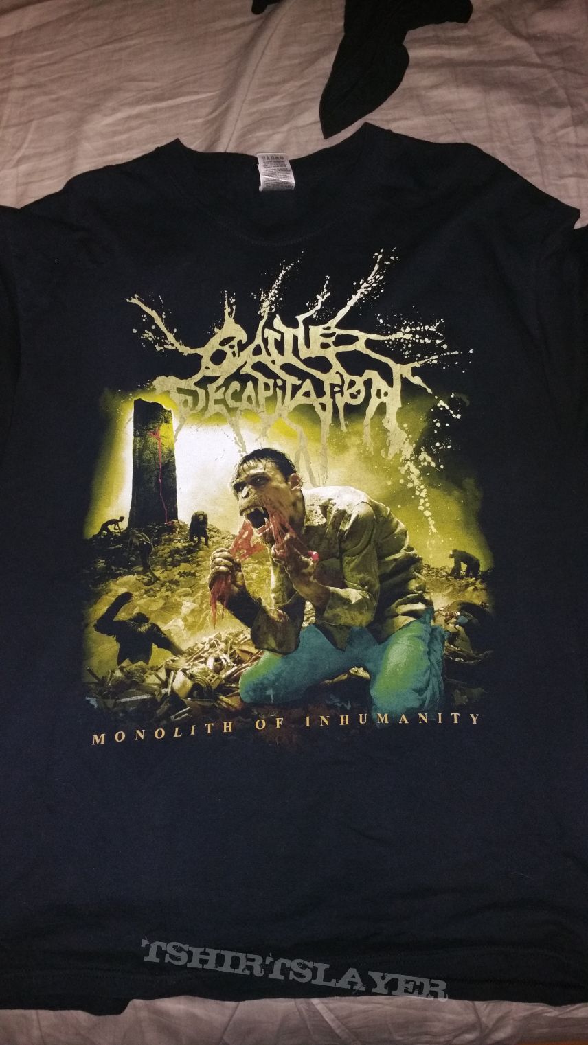 Cattle Decapitation monolith of inhumanity shirt