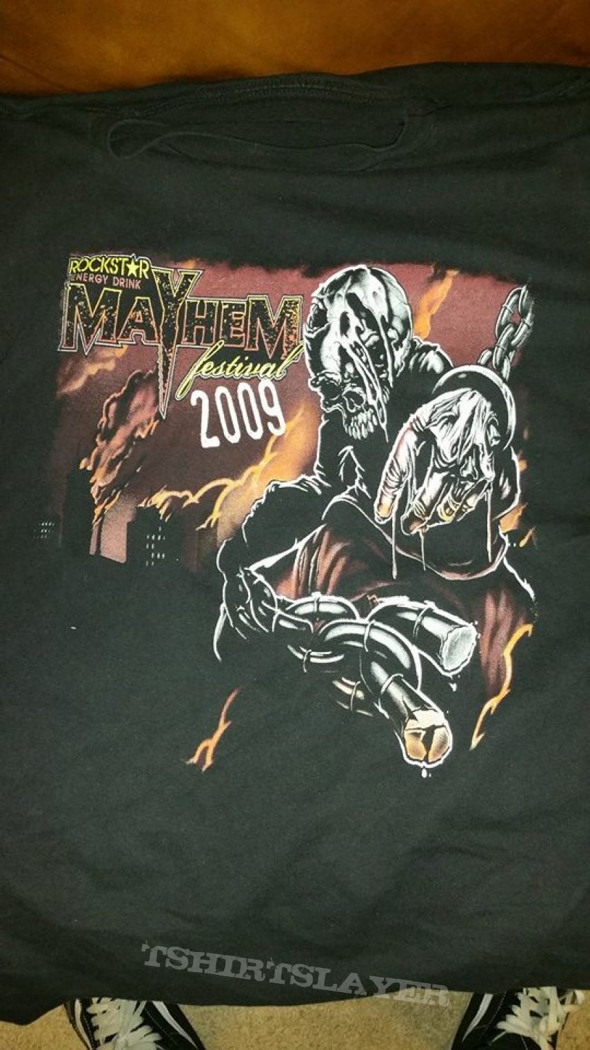 Slayer Mayhem Fest 2009 bootleg shirt 