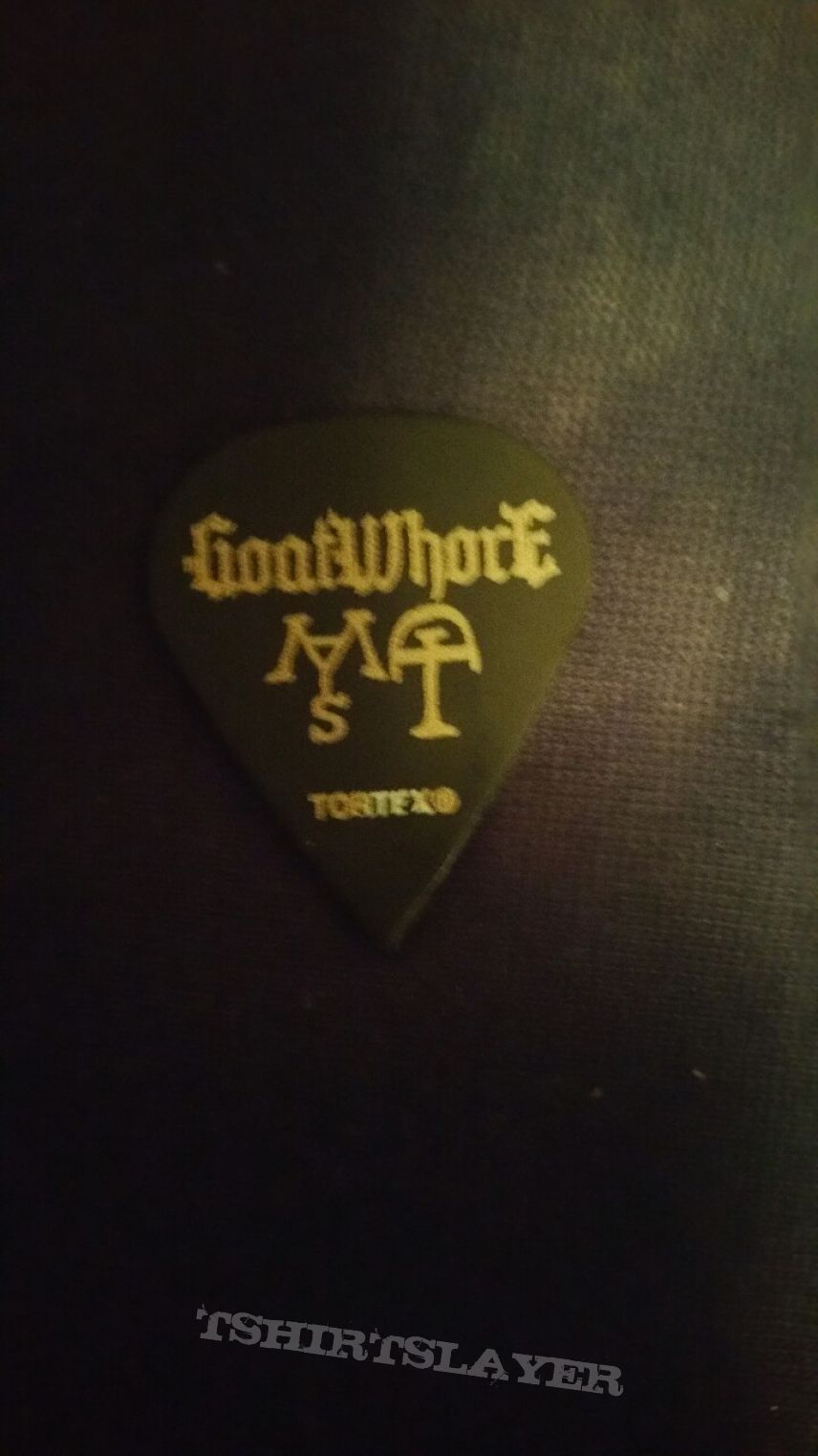 Goatwhore Sammy duet constricting rage of the merciless used guitar pick