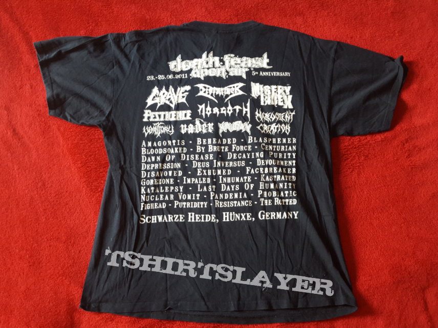 Death Feast Open Air 2011 - Bandshirt