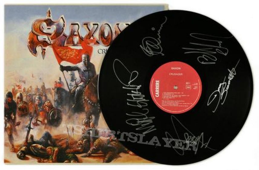 Other Collectable - Saxon, Crusader, signed