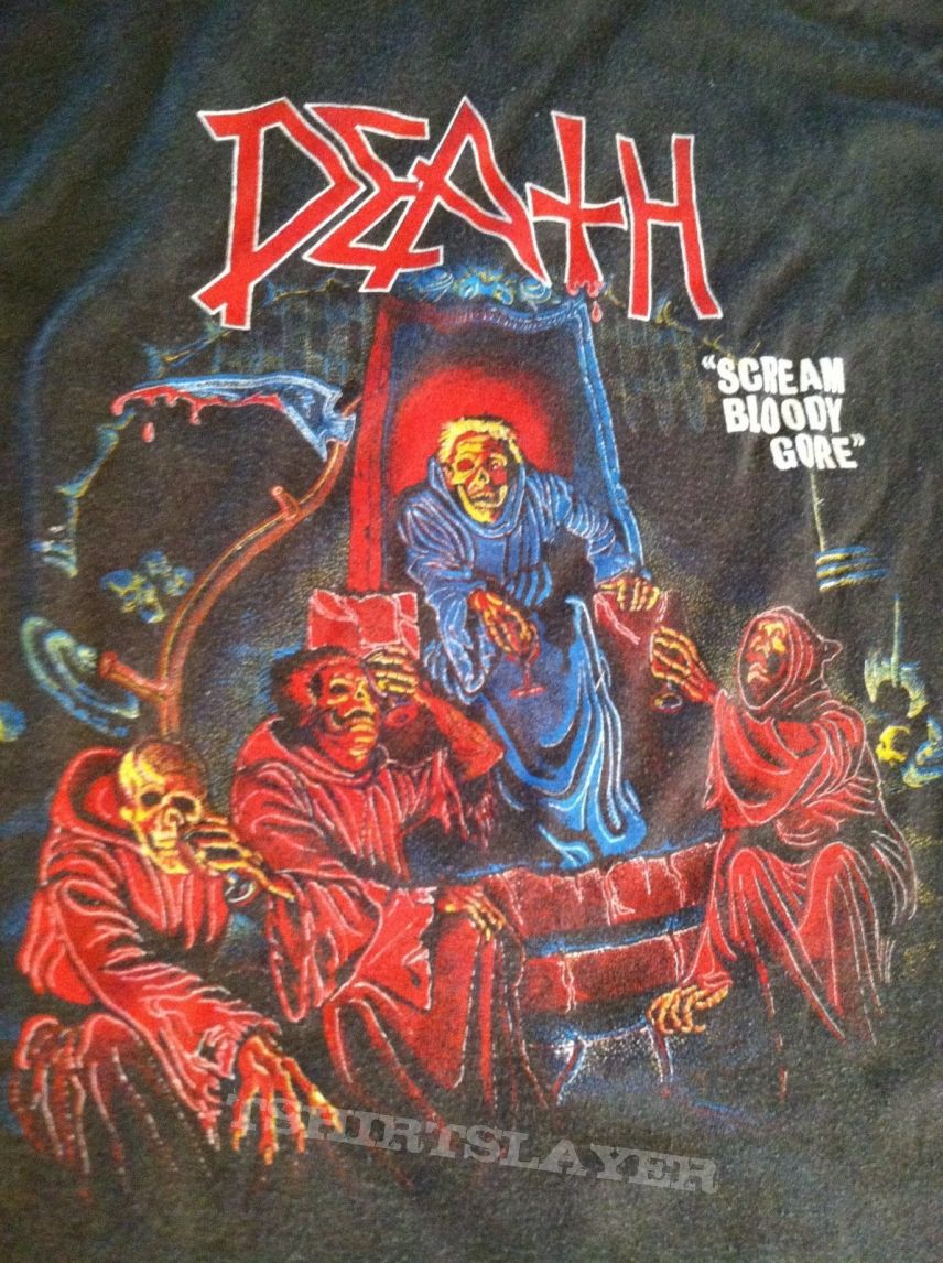 DEATH - scream bloody gore, shirt