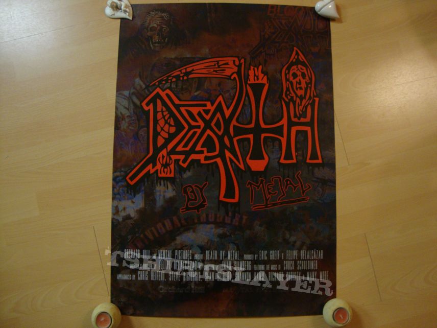 DEATH - Death by metal promo poster