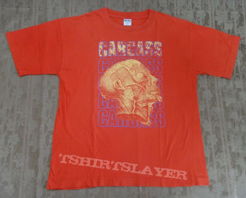 CARCASS / Necrohead red T-shirt 1992