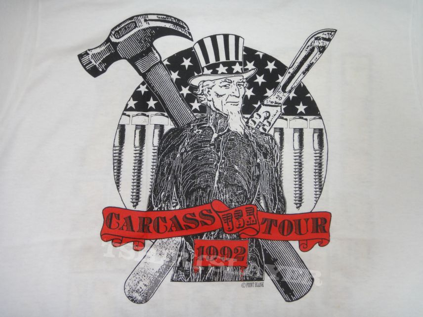 CARCASS / I Reek Of Putrefaction USA tour shirt 1992