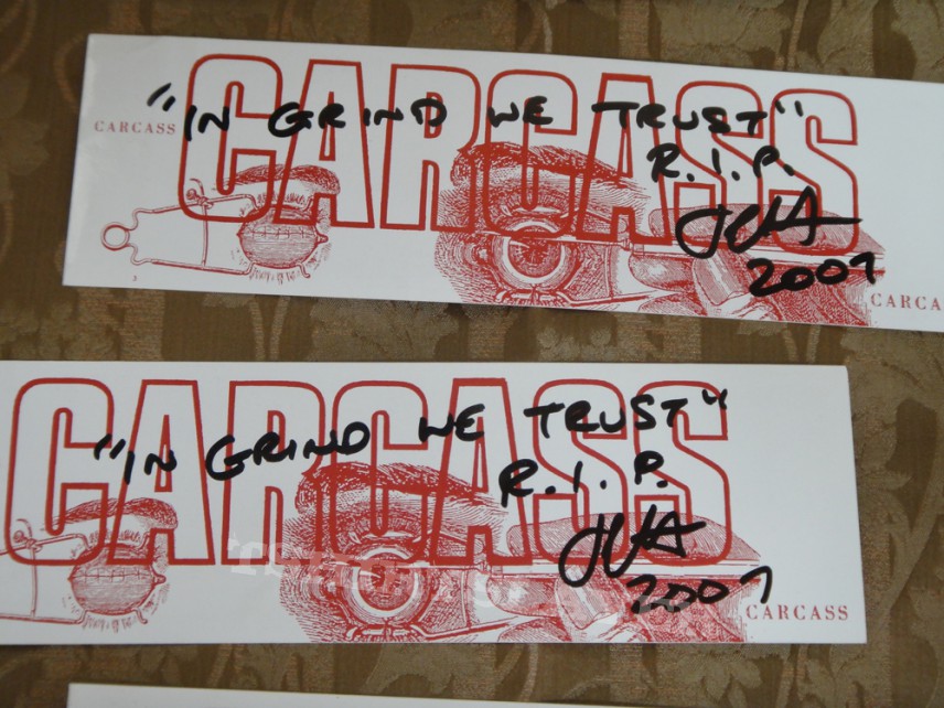 CARCASS / Heartwork promo stickers 1994