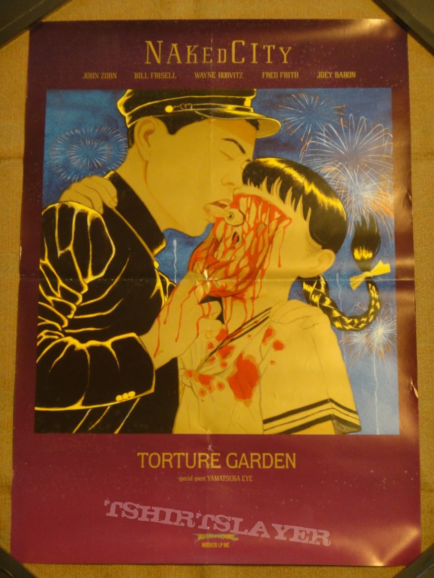 Naked City Torture Garden Poster 1991 Tshirtslayer Tshirt And