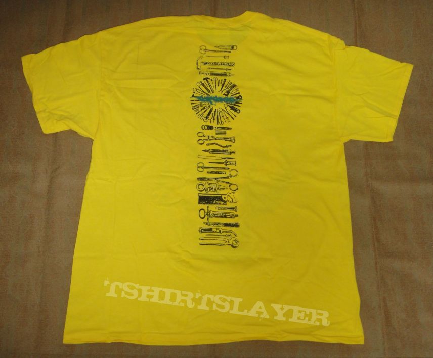 CARCASS / Cabeza yellow T-shirt