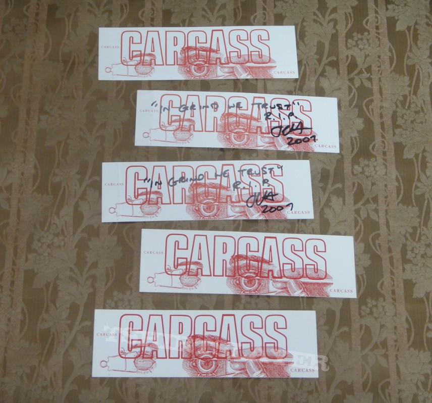 CARCASS / Heartwork promo stickers 1994