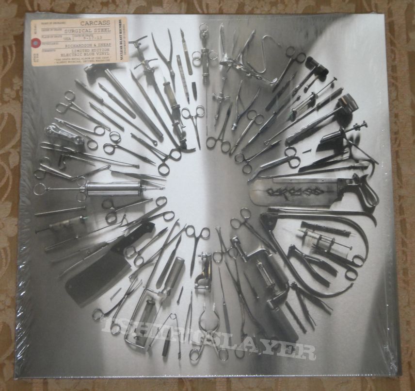 CARCASS / Surgical Steel Electric Blue LP