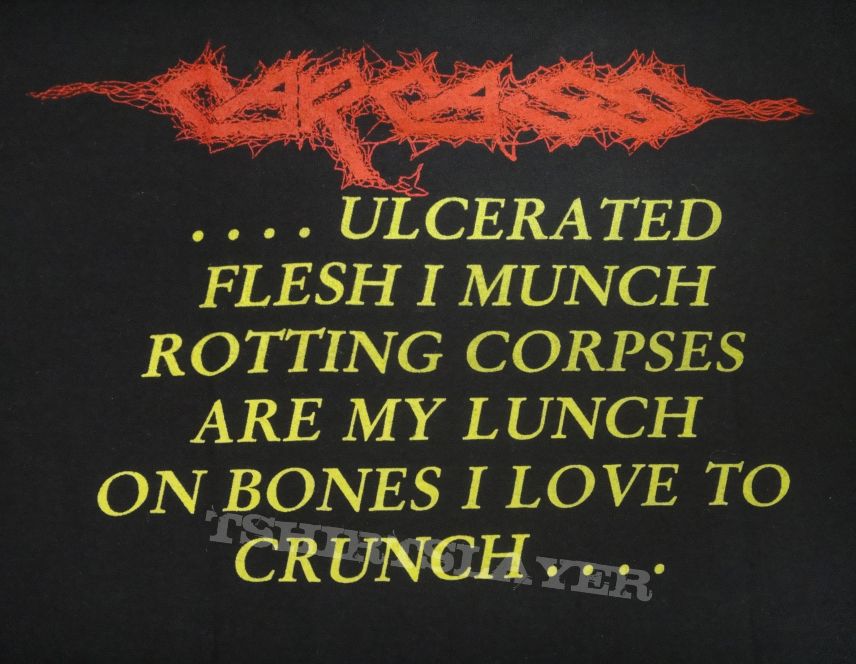 CARCASS / Symphonies Of Sickness T-shirt 1989