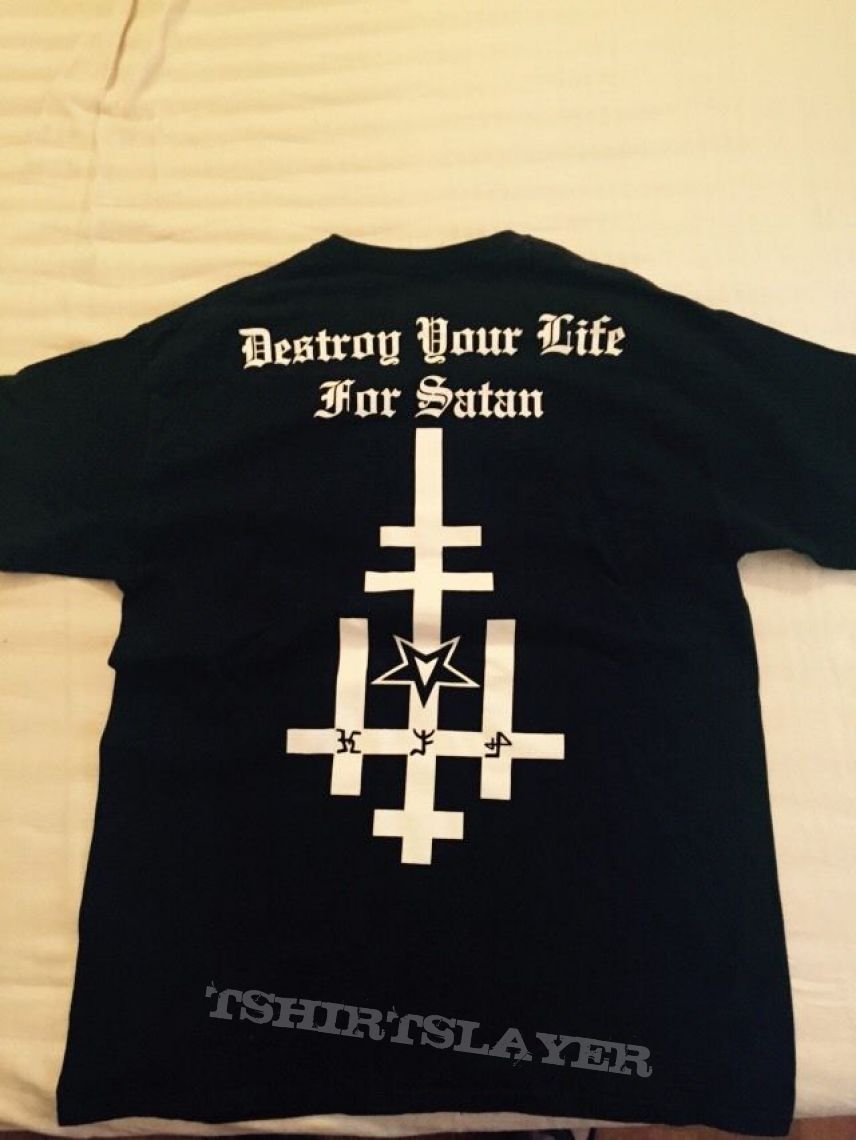 Mütiilation MÜTIILATION &quot;Destroy Your Life For Satan&quot; Shirt size L