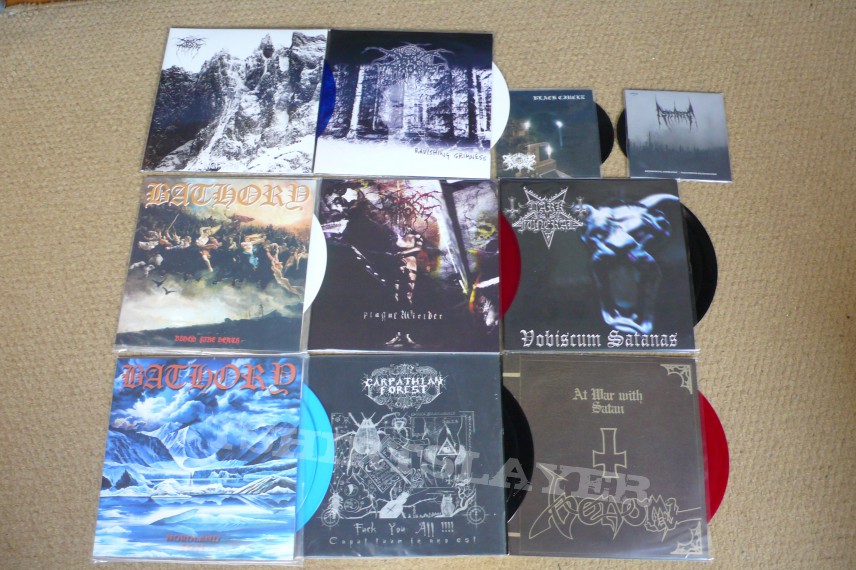 Mayhem My small vinyl collection (black metal mostly) | TShirtSlayer TShirt  and BattleJacket Gallery