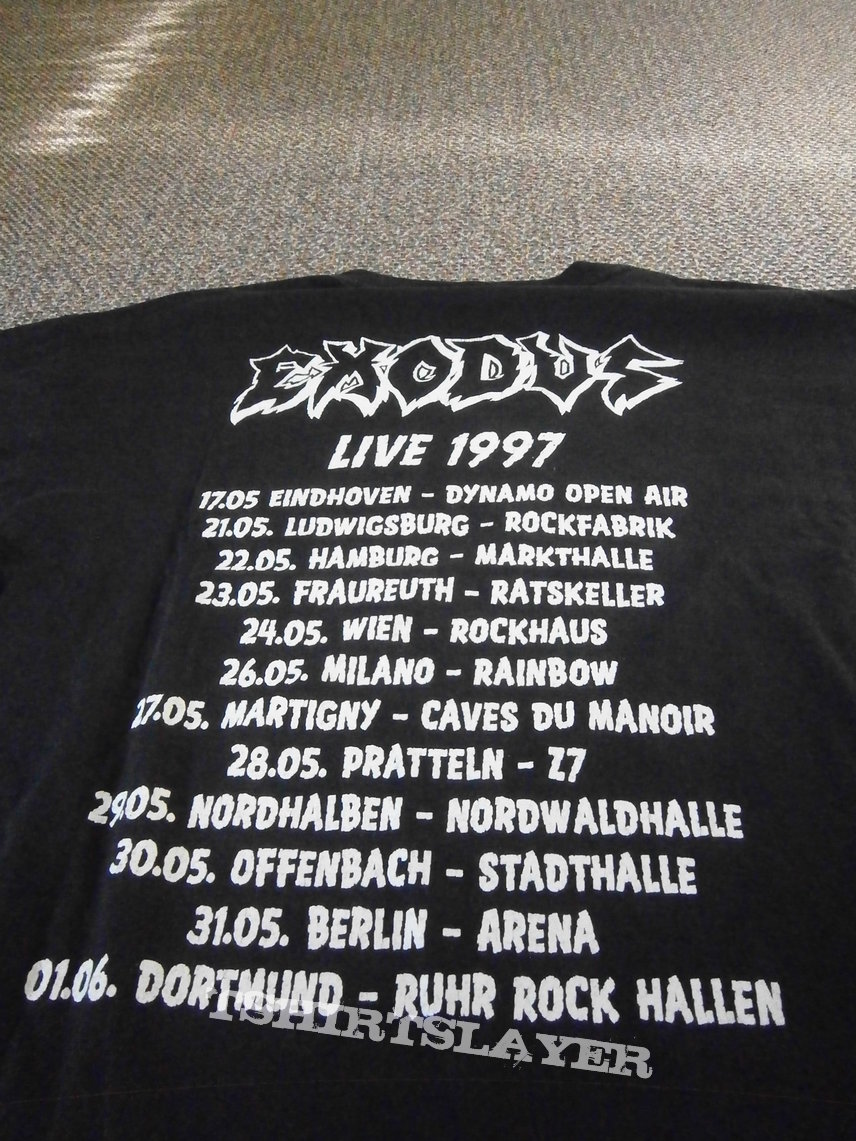 Exodus Another Lesson in Violence Tour Shirt 1997