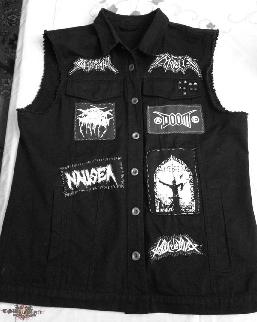 Nausea Blackened Thrash Crust Punk Battle Jacket Tshirtslayer Tshirt And Battlejacket Gallery