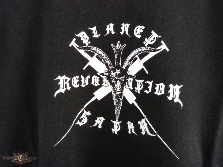 planet satan revolution records / mysticum shirt