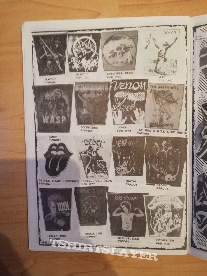 Saxon Rock Shop Katalog 86-87