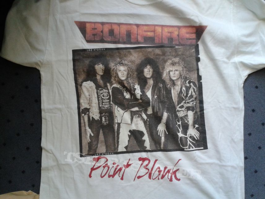 bonfire - point blank tourshirt OG 89