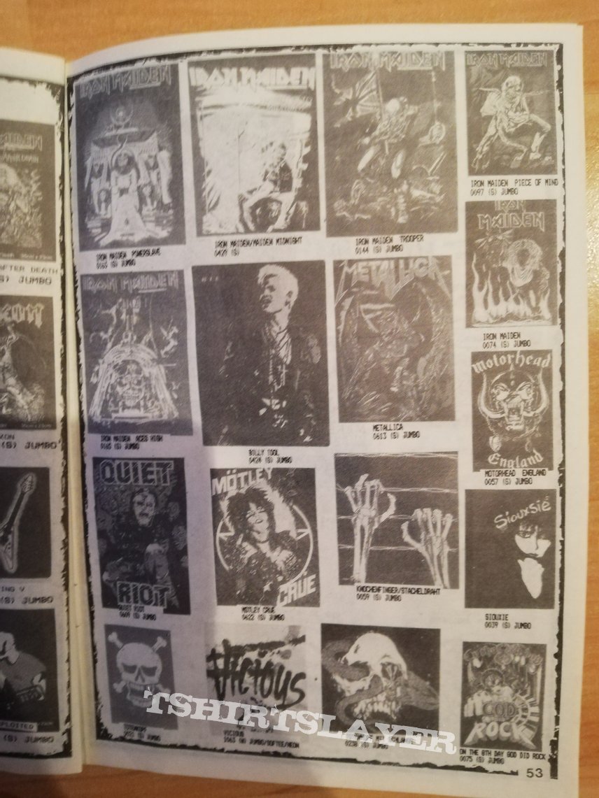 Saxon Rock Shop Katalog 86-87
