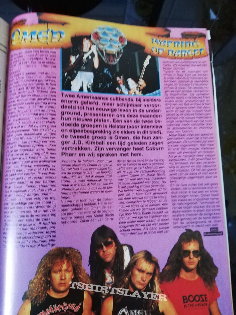 Metallica Metal Hammer - Aardschok Aug 88 Metallica Metal Hammer - Aardschok Aug 88
