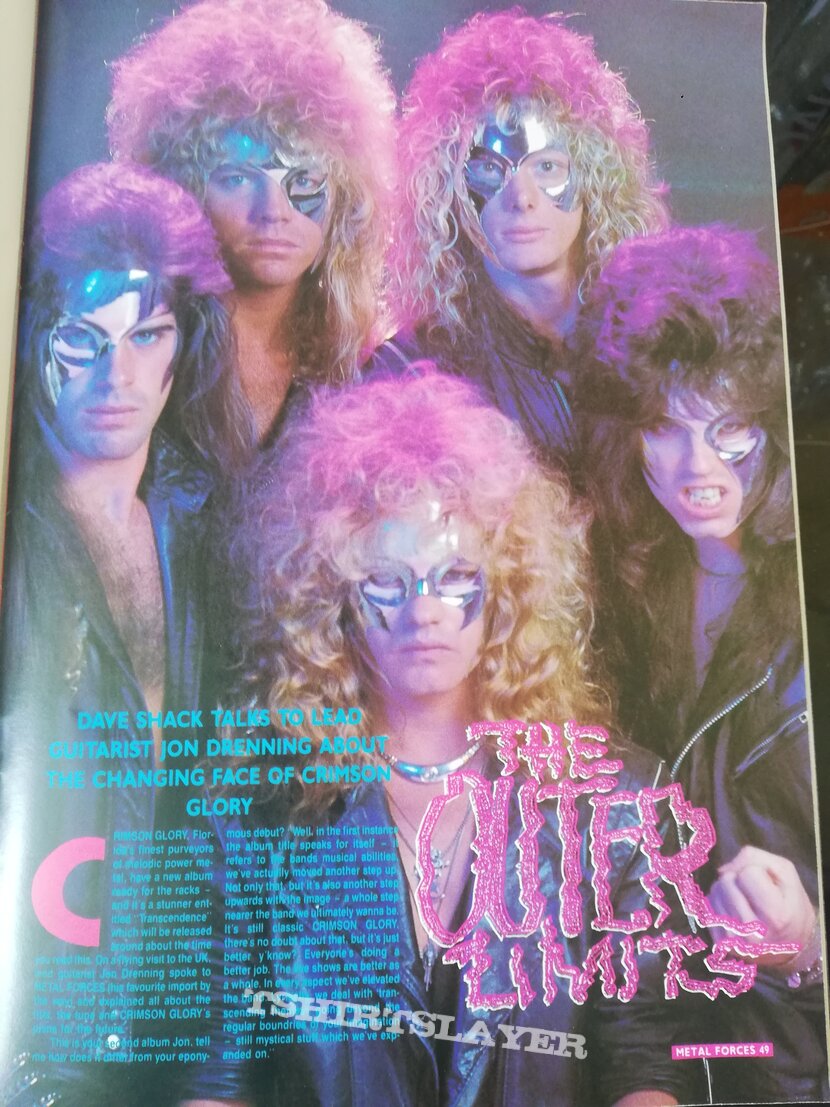 Crimson Glory Metal Forces, no. 23,1988
