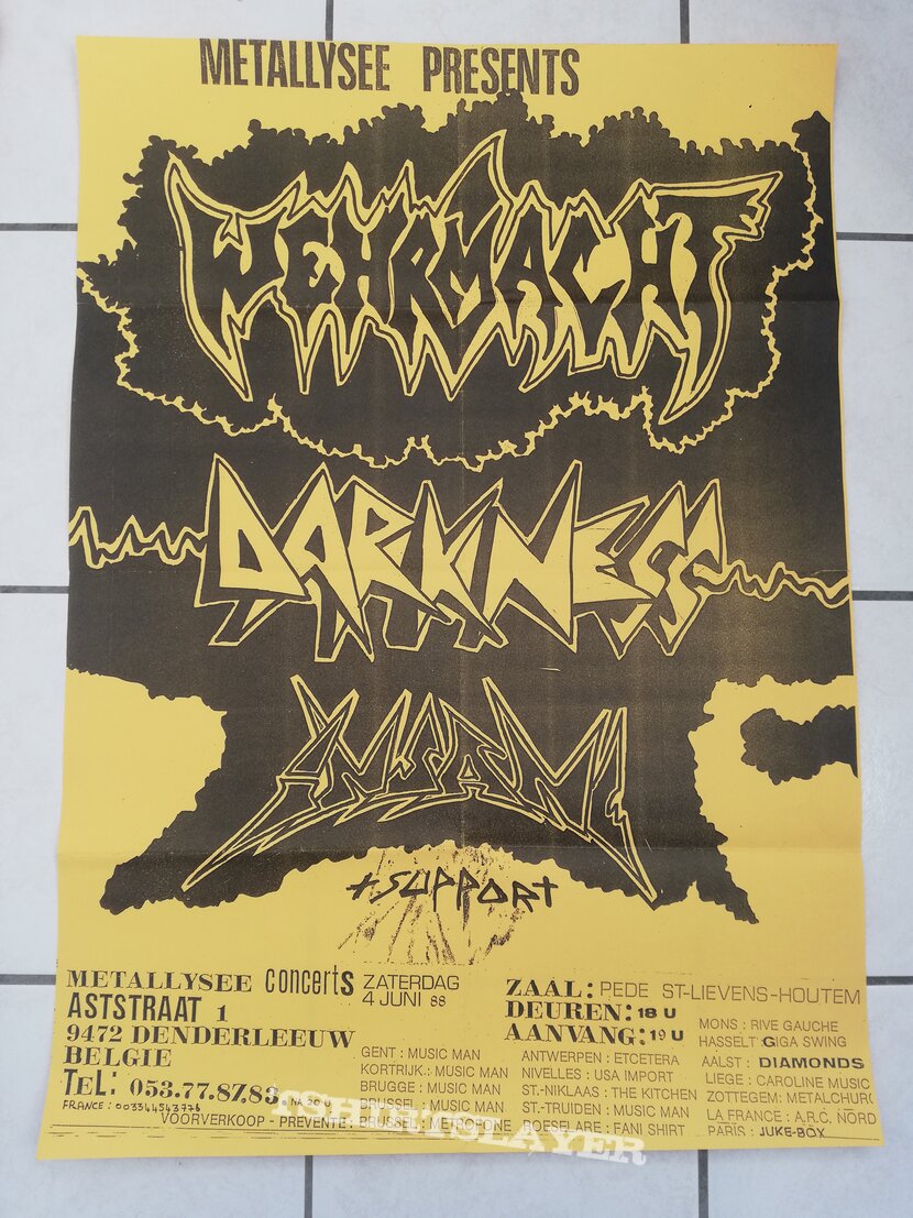 Wehrmacht - Tour poster 88