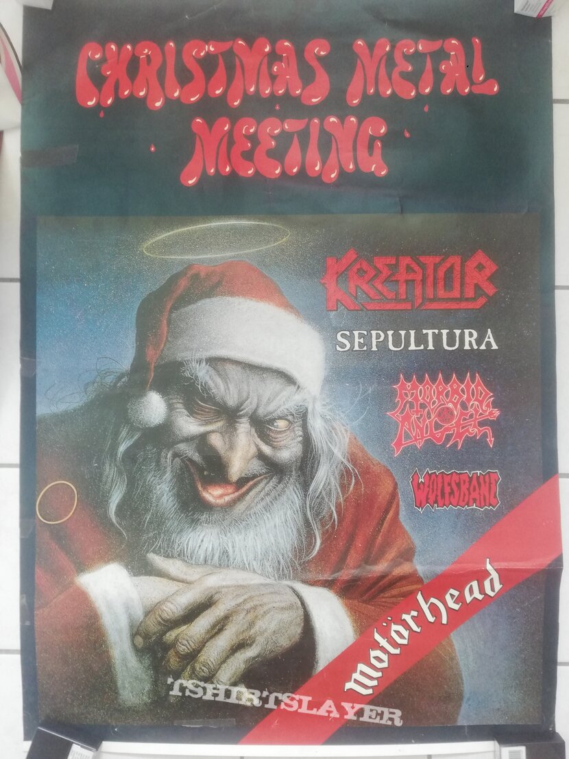 Sepultura Christmas Metal Meeting 1991 - Poster