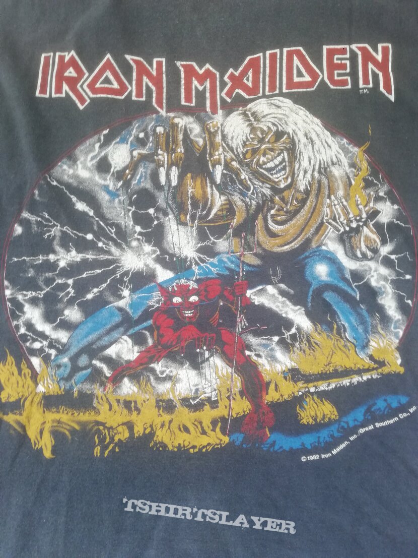 Iron Maiden - Tour muscle 1982 | TShirtSlayer TShirt and BattleJacket ...