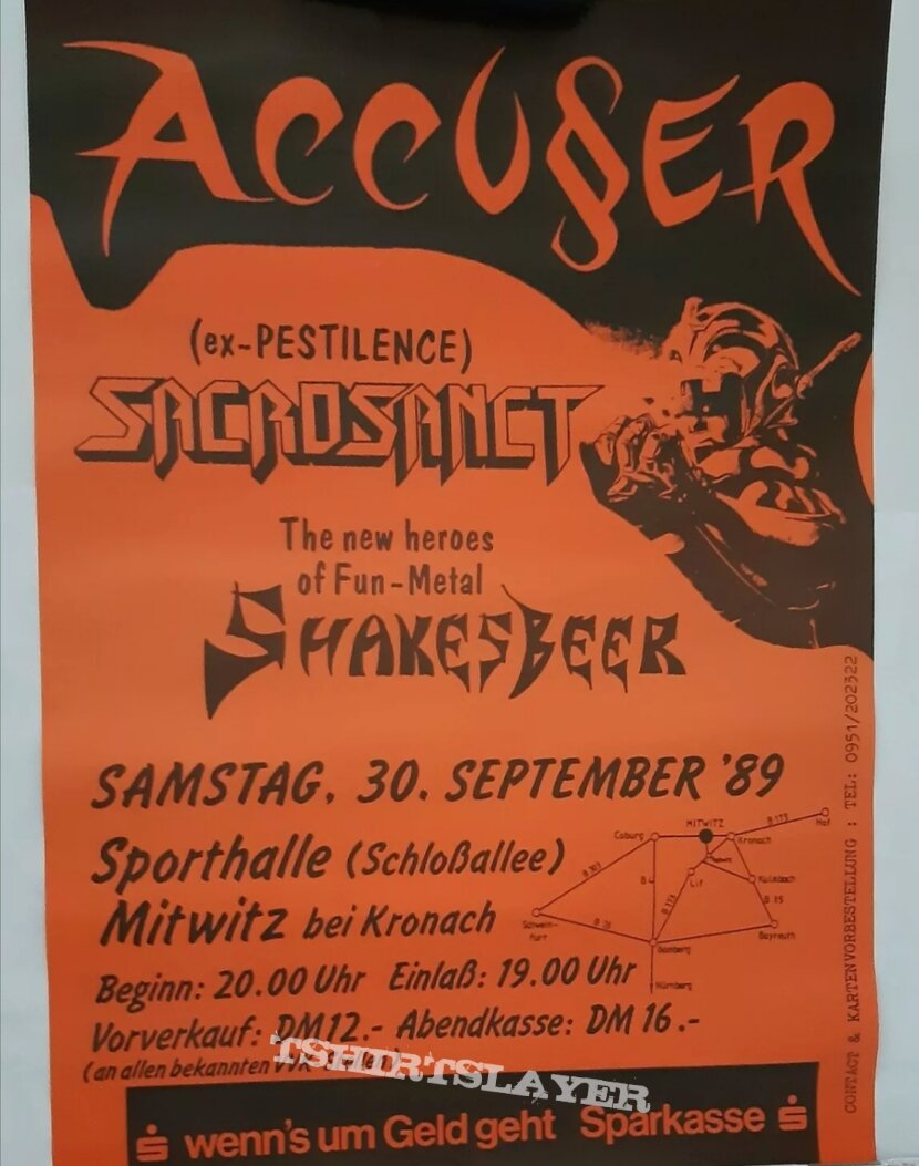 Accuser - Tourposter 89