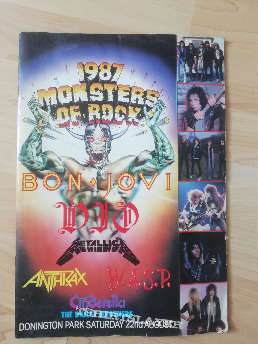 Metallica Monsters of rock - Tour book 87