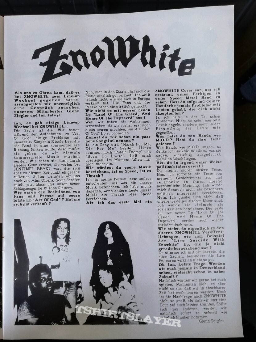 Vendetta Dead - fanzine 88