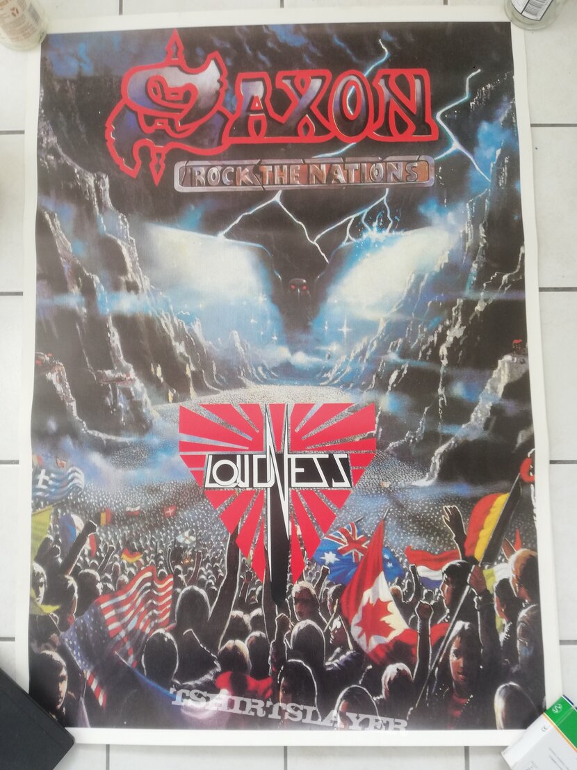 Saxon - Tourposter