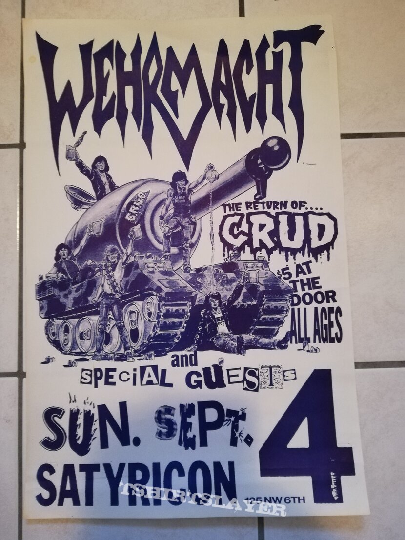 Wehrmacht - Tour poster 88