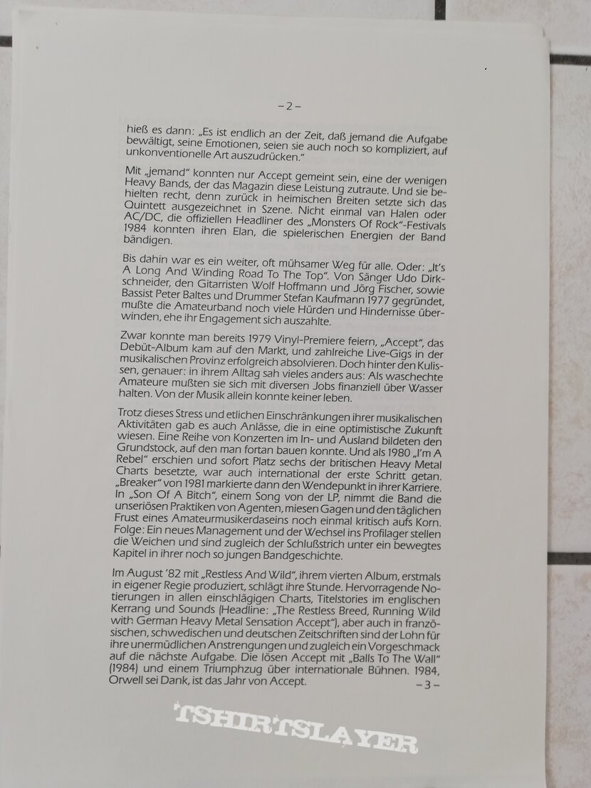 Accept - press info and promo photo 85 Accept - press info and promo photo 85