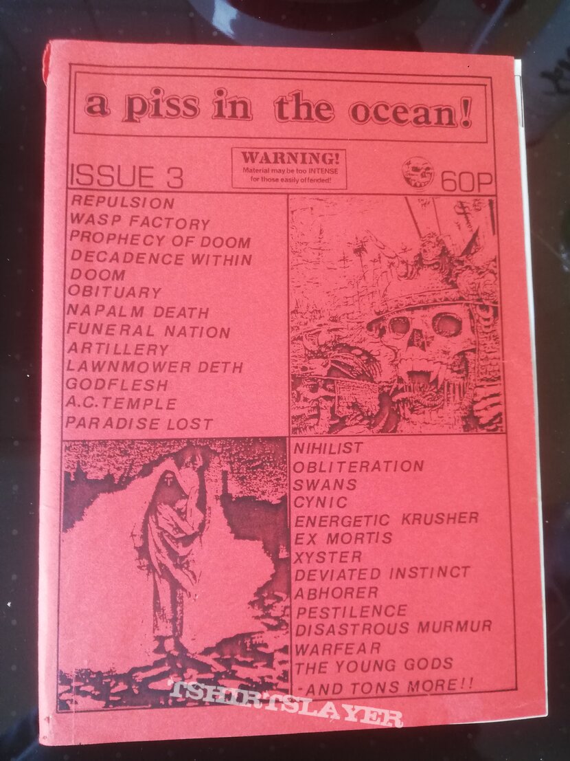 Nihilist A piss in the ocean No 3 - magazine 
