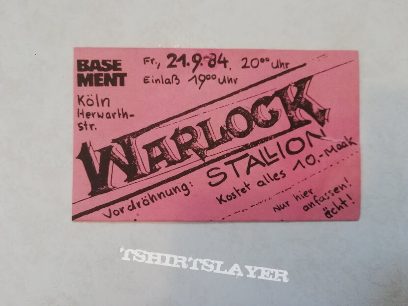 Warlock - ticket 84