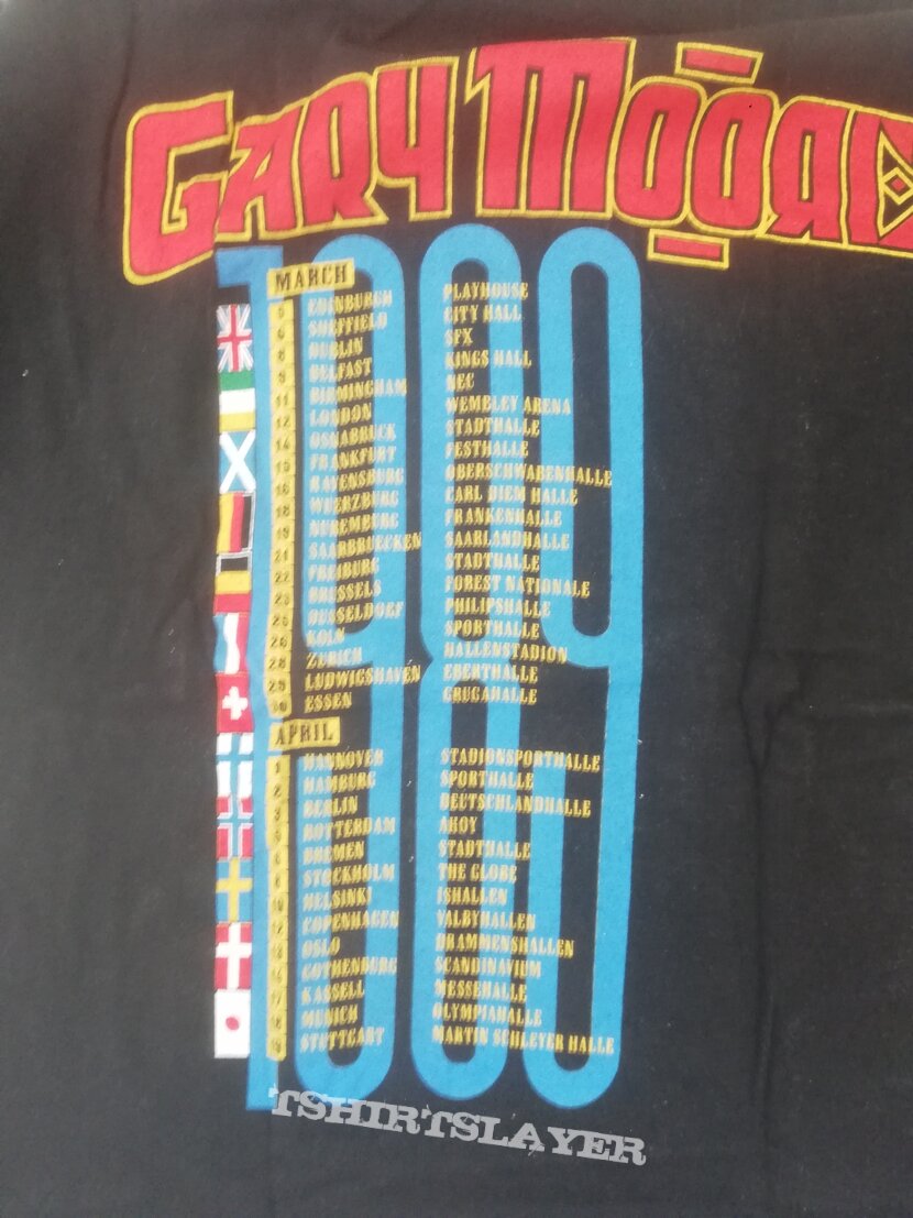 Gary Moore - Tourshirt 89